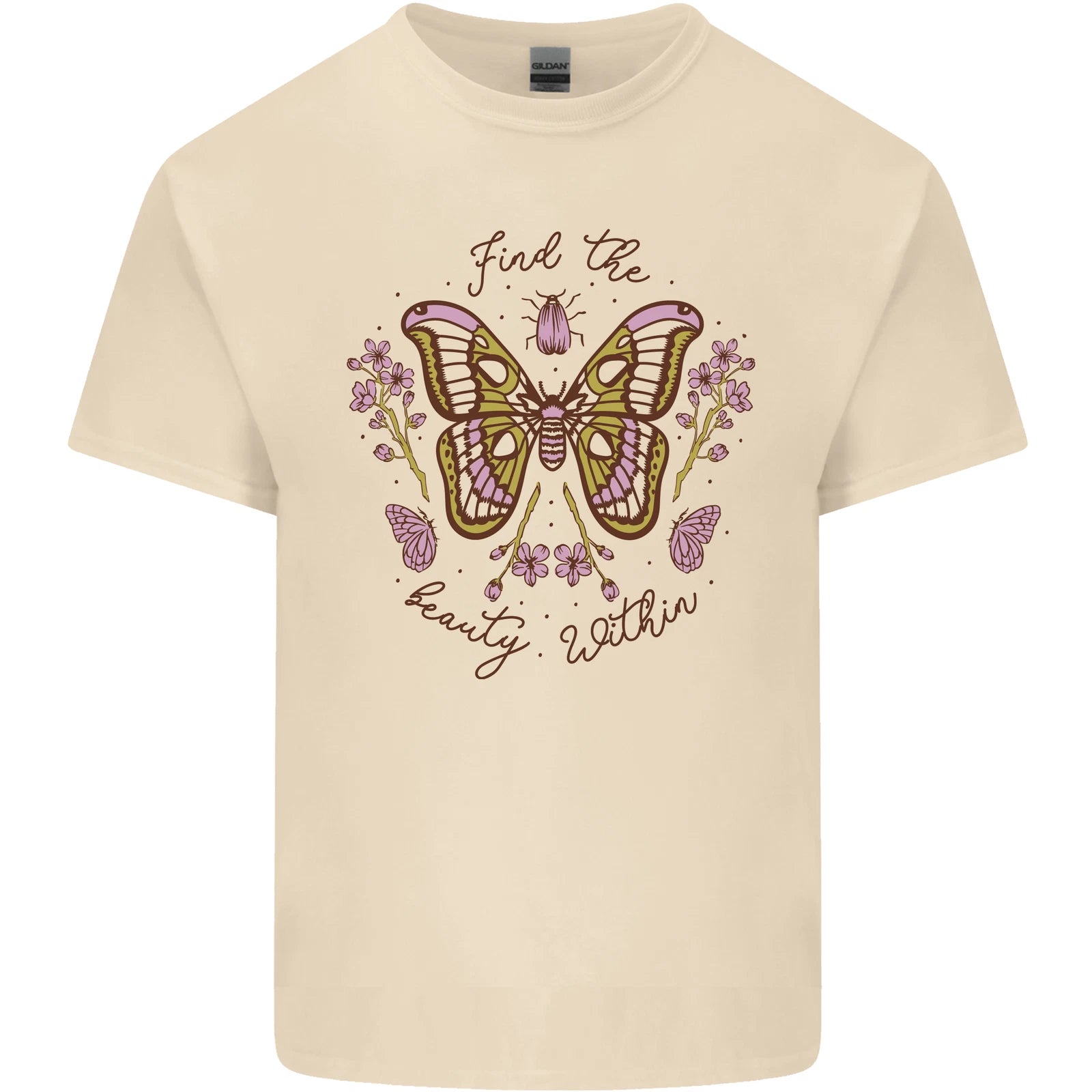 Beauty Within Butterfly Butterflies Mens Light Cotton T-Shirt