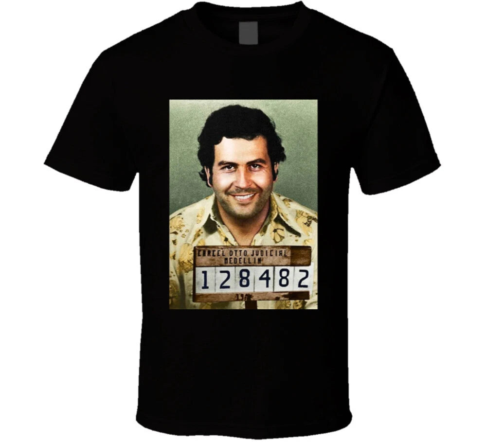 Pablo Escobar Drug Lord Mugshot T Shirt