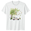 Classic Car Tree Scene Ladies T-Shirt Mens Graphic Tee Unisex Top
