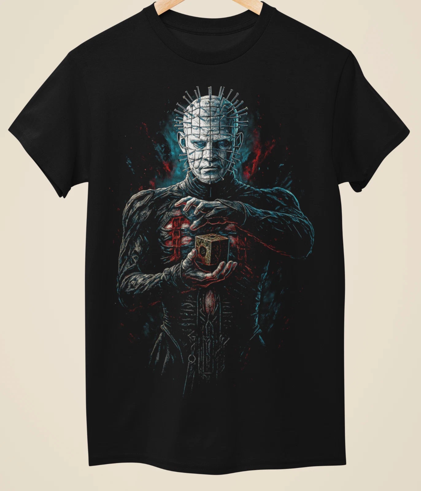 Inspired by Hellraiser – Pinhead Lament Configuration Unisex T-Shirt (H0-034)