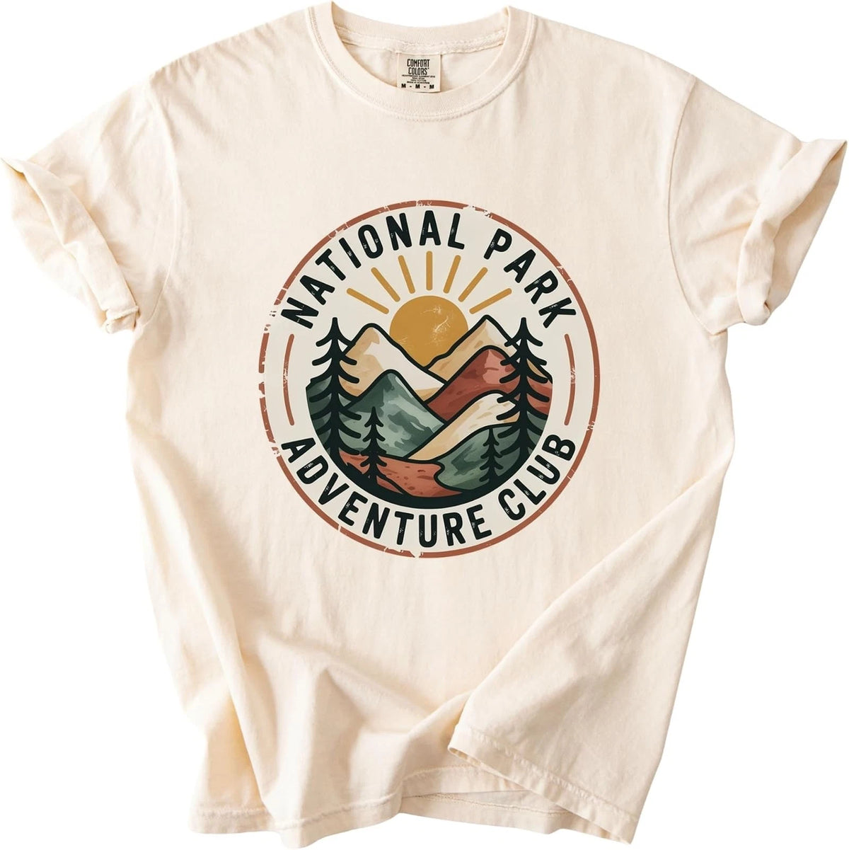 Retro Adventure Club Graphic Tee - Vintage National Park Inspired Shirt