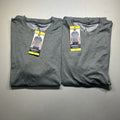 LOT OF 2 Gerry Men's Light Weight Cool Knit Tees Gray | NWT Size S