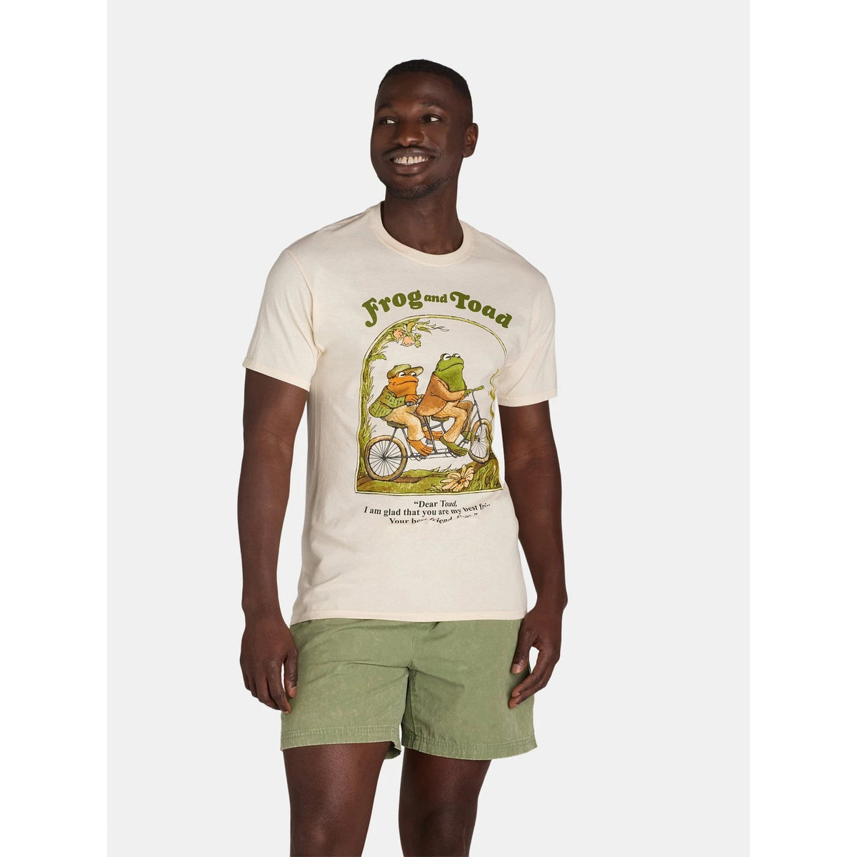 Frog and Toad Men's Cotton Graphic Print Short Sleeve Tee - Size: 2XL (50-52)