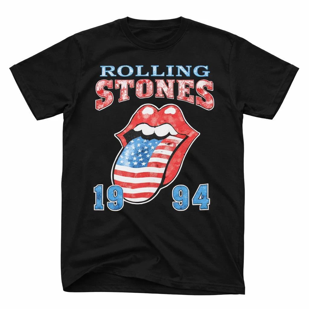 Vintage Rock Tour Style Graphic T Shirt Men White Classic Music Tee