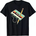 80s 90s Retro Party Costume Nostalgia Cassette T-Shirt