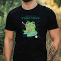 Mens Frog Motif Cotton T Shirt Size XS to 5XL