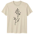 Botanical Branch Berries Line Art T-Shirt Minimalist Art Botanical Birthday