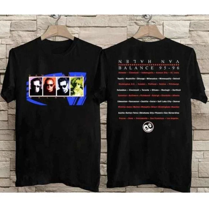 Van Halen Balance Tour 1995 Vintage Hard Rock Live Concert Music T-Shirt
