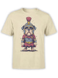 FANTUCCI Gladiator Pup T-Shirt | Funny Bulldog Tee with Warrior Spirit | Unisex