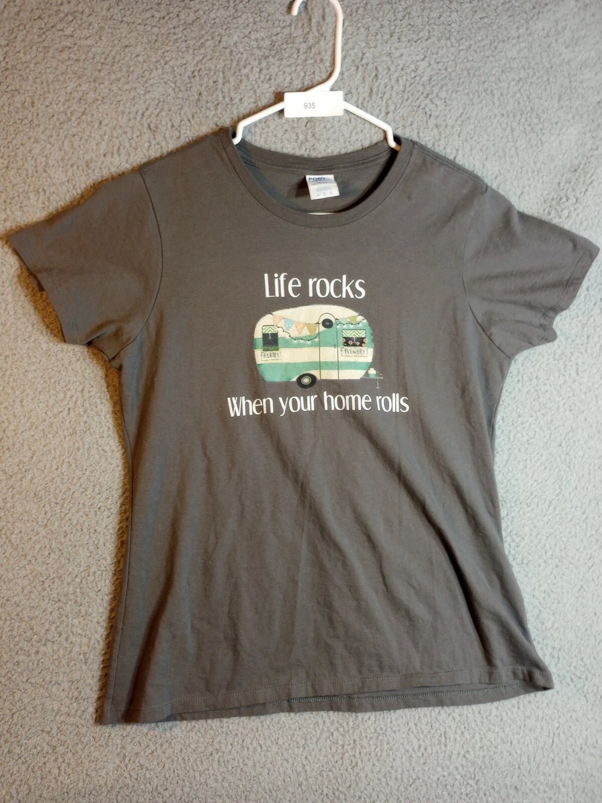 Funny Van Life Design Life Rocks When Your Home Rolls Unisex T-Shirt