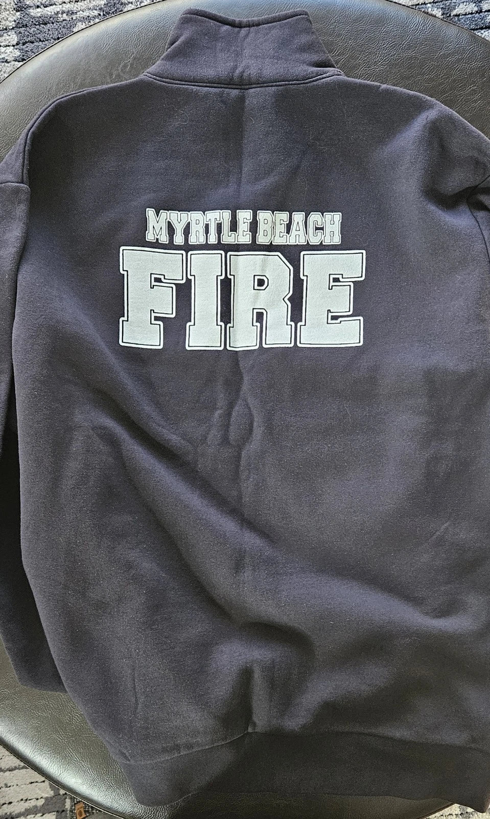 Myrtle Beach Fire Department  Firefighter 1/4 Zip Job Shirt XXL,  New w Tag!