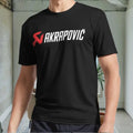 New Akrapovic Merch Active Logo Men's Black T-Shirt  Funny  Size S to 5XL