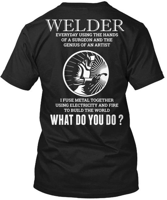Welder Everyday T-Shirt Made in the USA Size S to 5XL