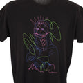 Mona Lisa T Shirt Mens Size Large Black Leonardo Da Vinci Universal Man Art Tee