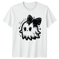 Spooky Womens T-Shirt Cute Ghost Halloween Halloween Gift For Her