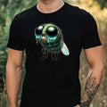 Mens T-Shirt Funny Summer Bow Tie Motif Cotton Size XS to 5XL