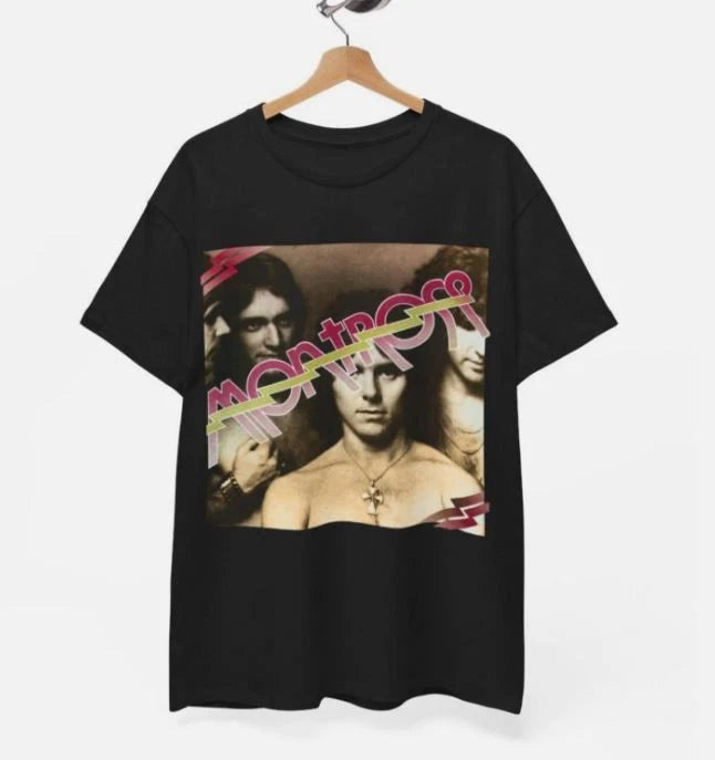 Cotton T-Shirt The Very Best of Montrose Album Tee Ronnie Montrose