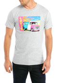 Levis Mens Van Life Graphic T-Shirt Tee Size: L (Large) Heather Grey