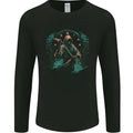 Grim Reaper Time Skull Death Gothic Mens Long Sleeve T-Shirt