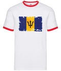 Barbade Grunge Flagge - Herren Ringer - Karibik Bridgetown Country Flaggen