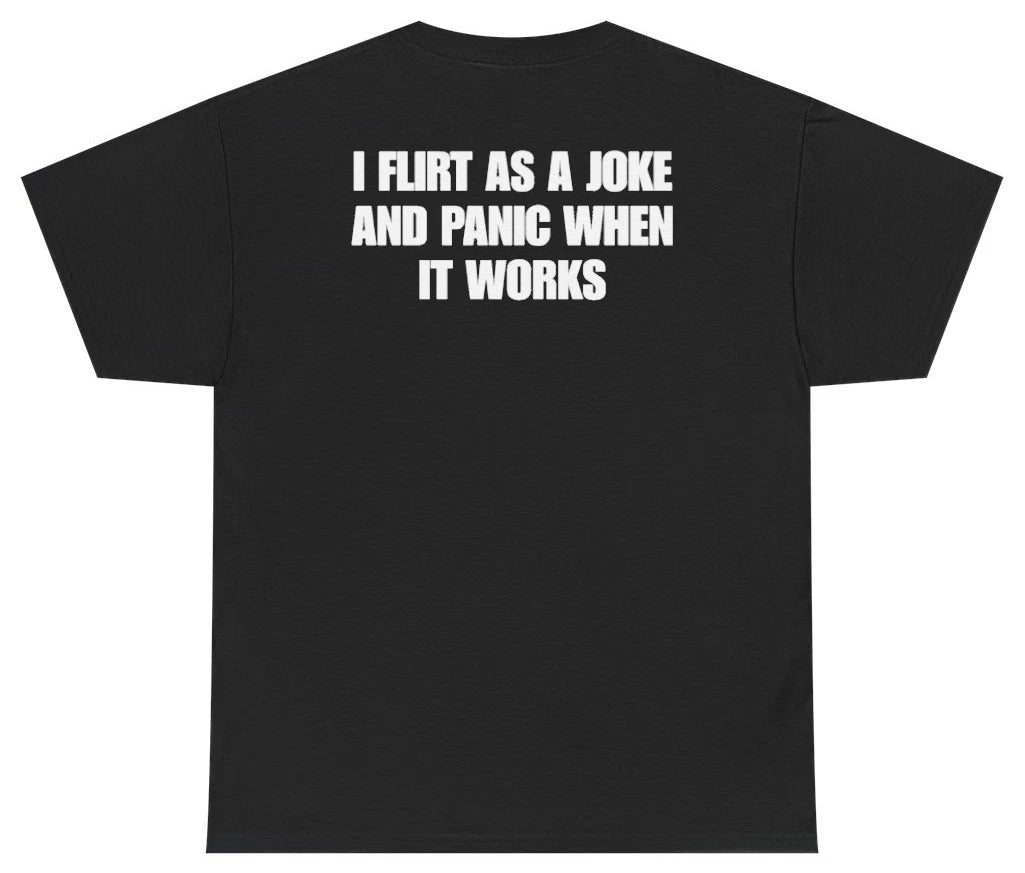 Funny Social Anxiety Tee (Back Print) | Unethical Threads