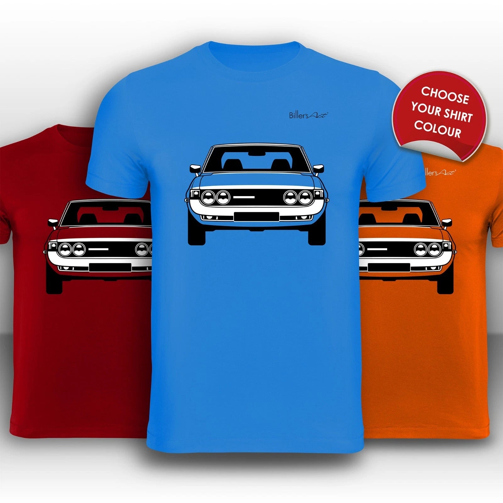 Toyota Celica Front View Super Cool hand printed T-Shirt