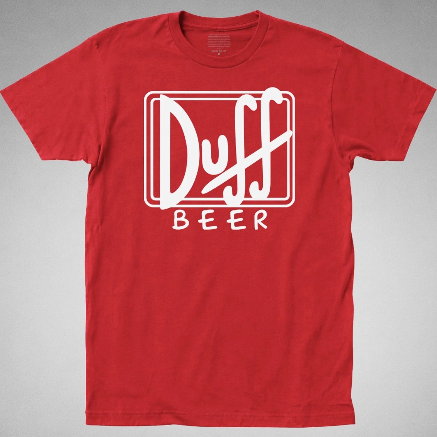 Duff Beer T-SHIRT tee retro simpson can costume 90s bart homer barney moe bar