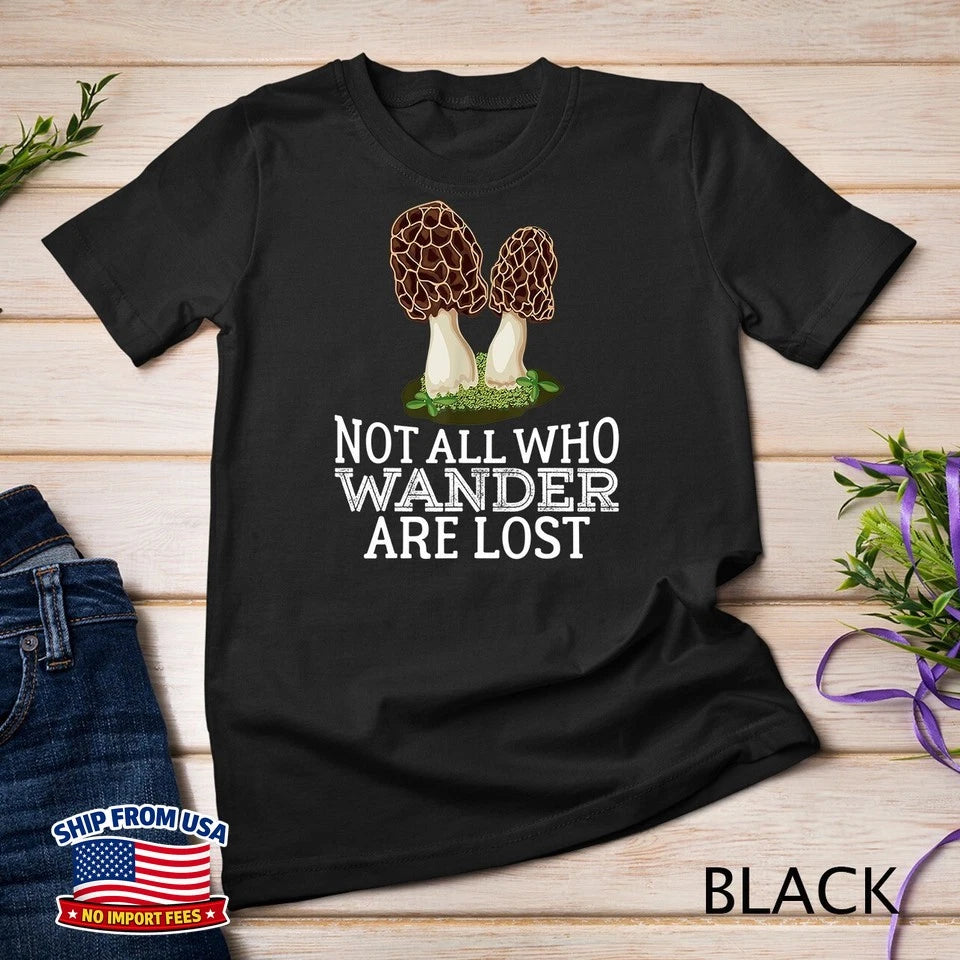 Morel Mushroom Foraging Mushroom Hunting Hunter Funny Unisex T-Shirt