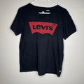 Levi’s Simple Black Tee Short Sleeve Shirt Size M