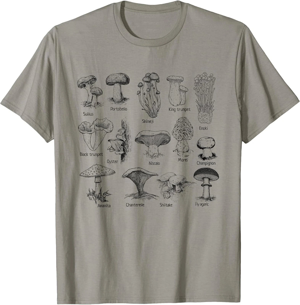 Mushroom Foraging Enthusiast Graphic Tee - Mycology Lover Shirt
