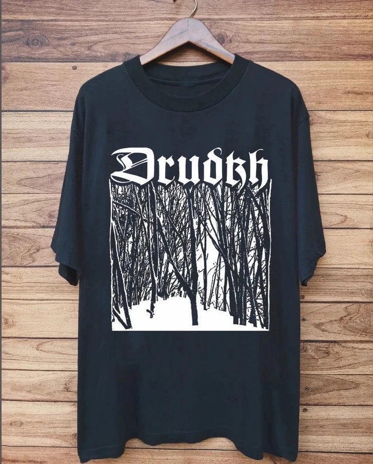 DRUDKH Band Birch Short Sleeve T Shirt Full Size S-5XL