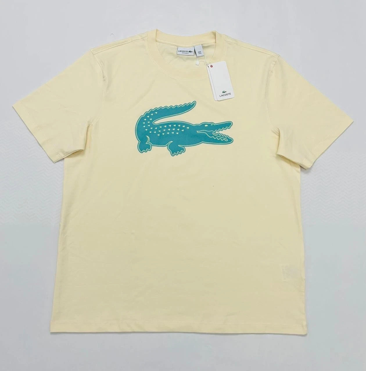 Lacoste Pastel Yellow T-shirt - Brand New with Tags - Size L