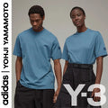 NP~90€ Adidas Y-3 T-Shirt, S-M Pale Blue Relaxed Minimal Japanese Fashion Design