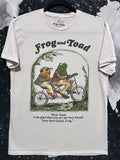 Frog And Toad Bicycle Best Friend Quote Shirt Preowned Condition Size Medium
