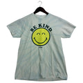 SmileyWorld Be Kind Smiley Face T-Shirt Men's Medium Blue Tie Dye 100% Cotton