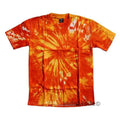 Orange Tie-dye Unique T-shirt Trendy Artistic Vibrant Colors