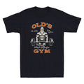 Old's Gym Funny Old Men Workout Parody Dad Grandpa Weightlifting Men's T-Shirt