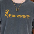 Browning Logo T-Shirt 2nd Amendment Pro Guns Firearms Premium Comfort Colors Tee