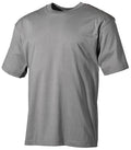 Mfh T-shirt Men Military US Bw Gray