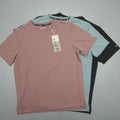 Kenneth Cole Tech Short Sleeve Tee T-Shirt Nylon Stretch Athletic Fit