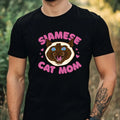 Mens Funny Cat Print Cotton T-Shirt Size XS to 5XL