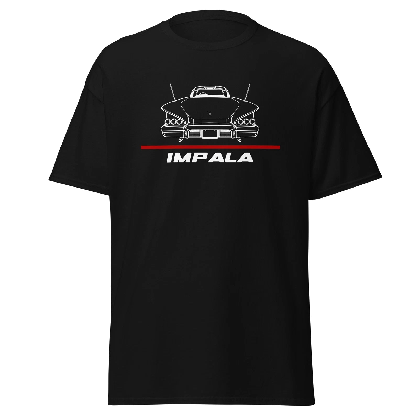 Premium T-Shirt For Chevrolet Impala 1958 Classic Car Enthusiast Birthday Gift