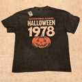 Halloween 1978 Haddonfield Illinois Movie Graphic Tee Mineral Wash Black M