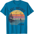 Retro Sunset Great Lakes Lake Ontario Unisex T-Shirt