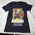 Gildan My Hero Academia Graphic Tee Mens Small Black Excellent Katsuki Bakugo Image 1 of 4