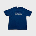 Vintage I'm Sorry I Forgot You Were An Idiot T Shirt Mens XL Blue Funny Y2K Tee