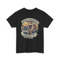 Highway Heartbreaker Trucking Co pinup girl T-Shirt | Trucker Rig Vintage Badge