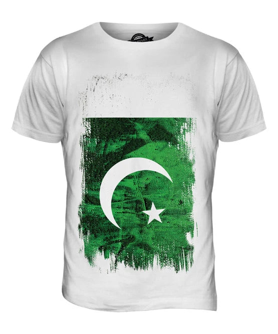 PAKISTAN GRUNGE FLAG MENS T SHIRT TEE SHIRT XS S M L XL 2XL 3XL 4XL 5XL
