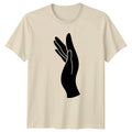 Minimalist Abstract Hand Design T-Shirt Abstract Graphic Art Birthday Gift