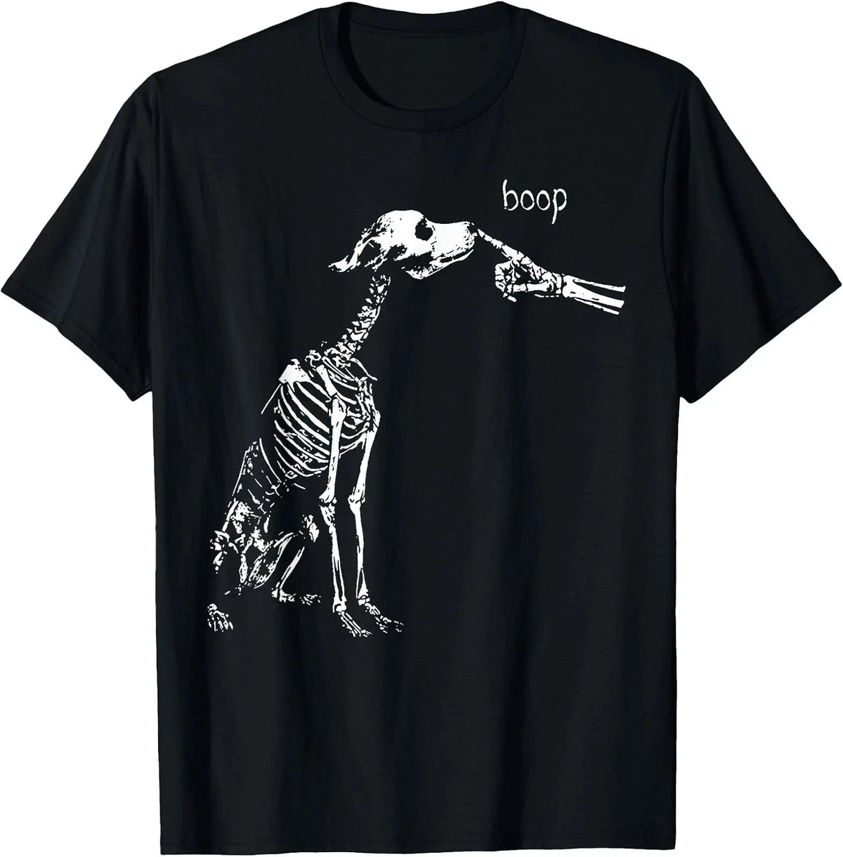 Funny Dog Skeleton Halloween Graphic Tee for Dog Lovers Sizes S-5XL